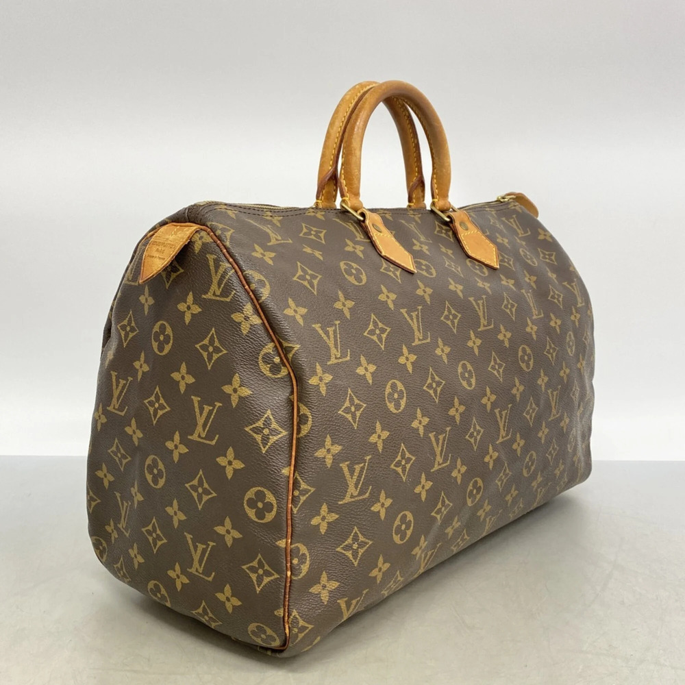 LOUIS VUITTON Brown Monogram Speedy 40 Bag - Picture 2 of 12